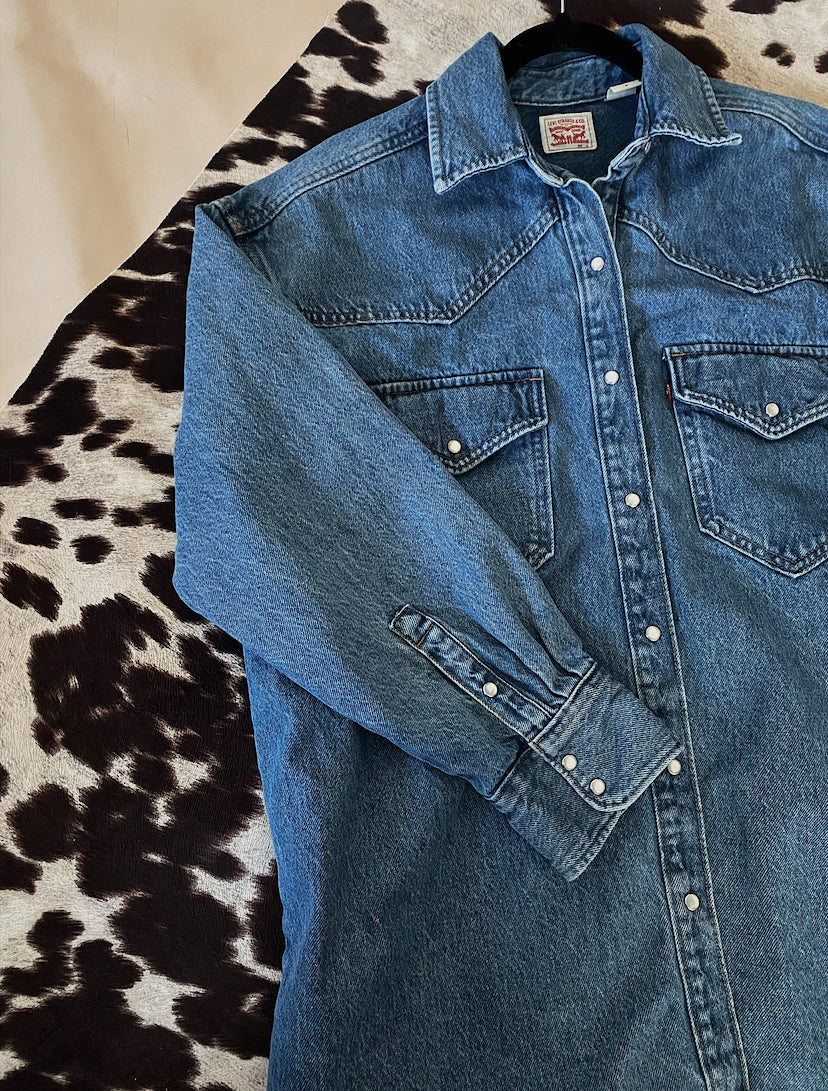 Levi's Denim Pearl Snap