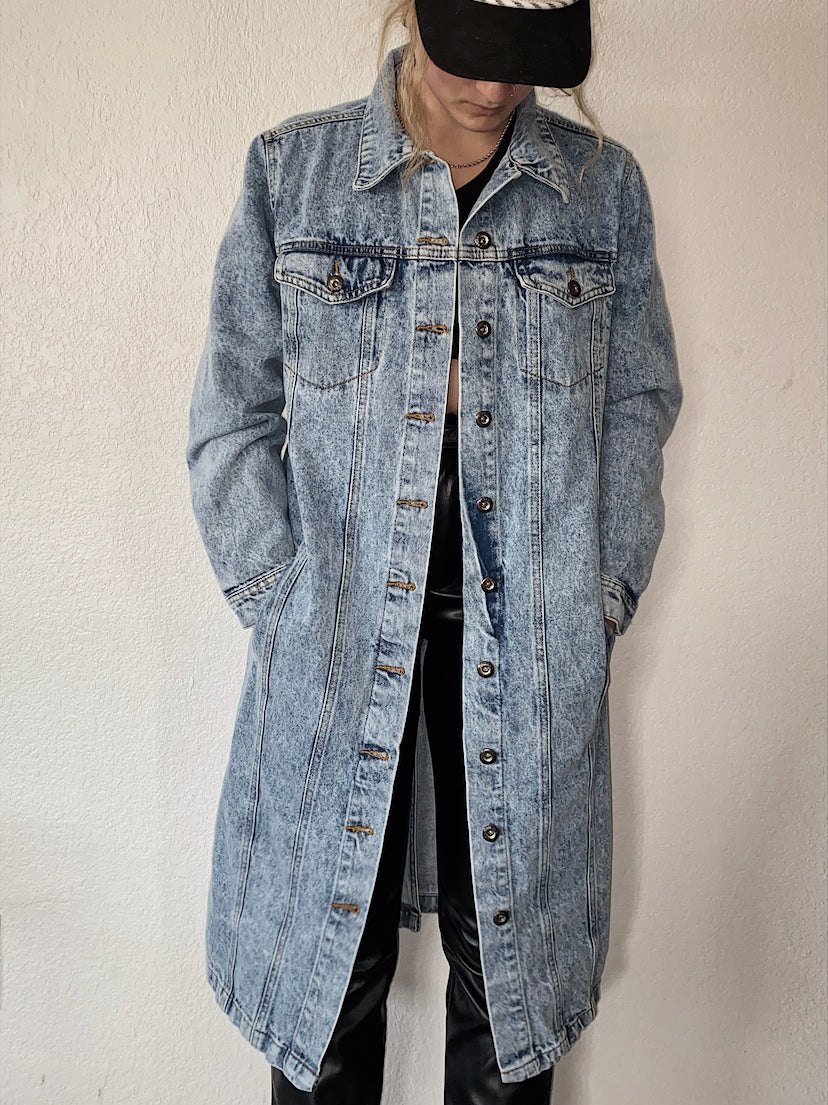 Denim Trench Coat